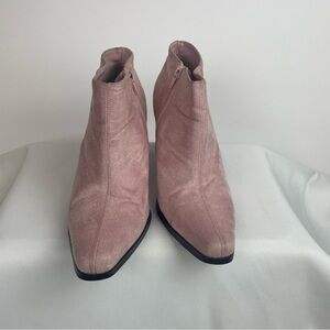 Elegant Pink Ankle Boots